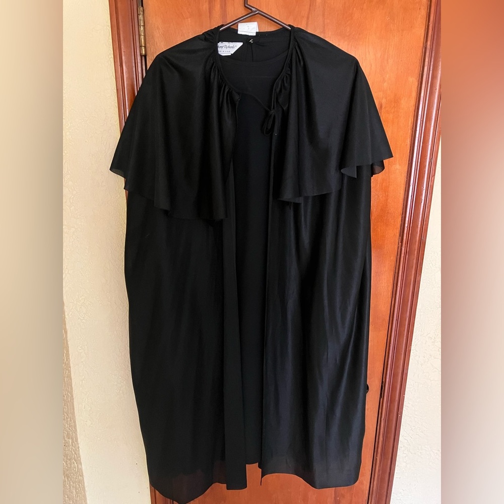Classic Anthony Richards Maxi Dress Size 10 & Victorian Vampire Cape Size L